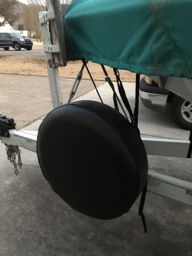 spare tire mount front view