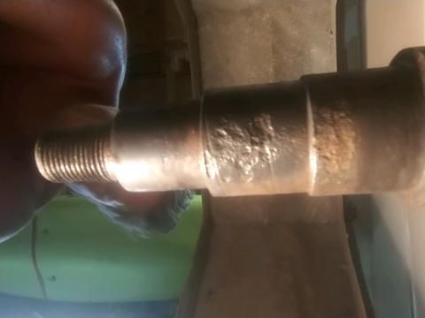 Trailer spindle pitting -  Forums